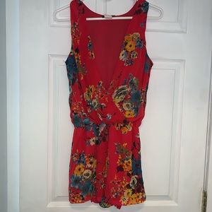 Women’s floral romper